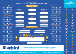 Bluebird Accountancy 2018 World Cup Wall Chart Screenshot